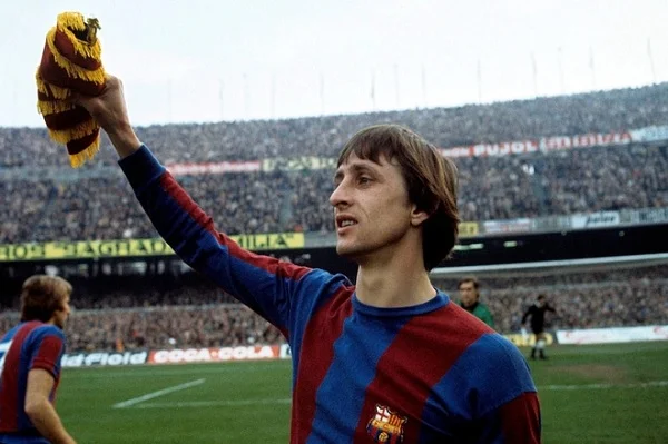 Siêu cầu thủ Hà Lan Johan Cruyff cũng từng khoác áo Barcelona