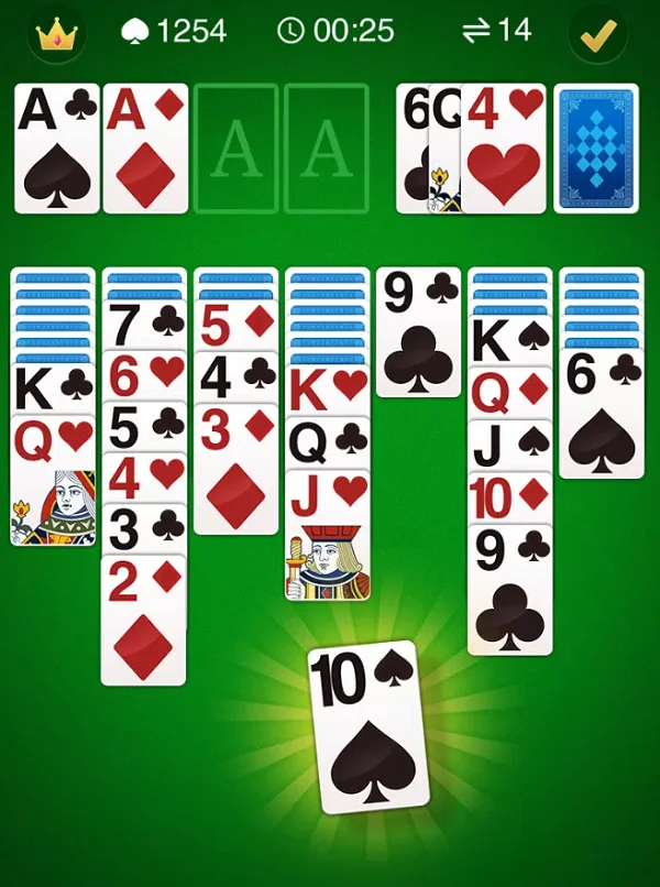 Lối chơi trong Game Solitaire rất đơn giản