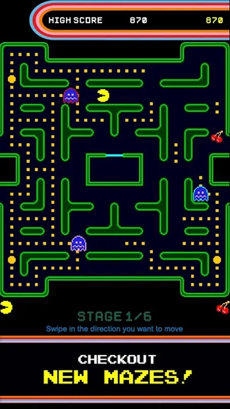 Một bản đồ game PACMAN cơ bản