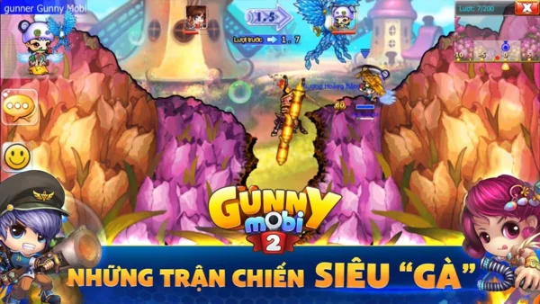 Game Gunny Mobi với nhân vật chibi vô cùng đáng yêu