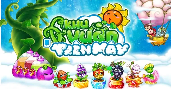 Game Khu Vườn Trên Mây - ZingPlay - lên mây và trồng cây nào!