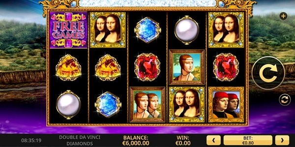 Game Da Vinci Diamonds với tổng tiền thưởng hấp dẫn