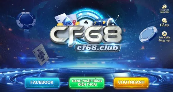 Cổng game nhà cái hot cf68