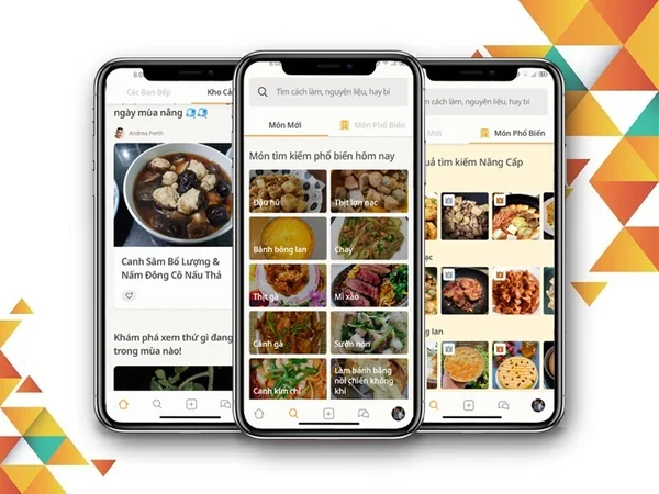 Cookpad mang đến nhiều trải nghiệm thú vị cho người dùng về bếp núc