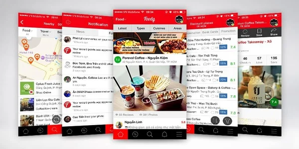 Foody liên tục update và đưa ra nhiều ưu điểm cạnh tranh