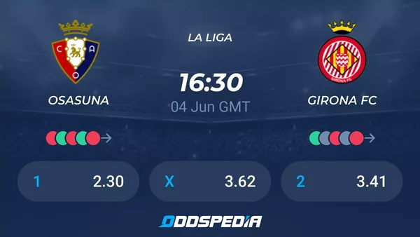 Soi kèo Osasuna vs Girona La Liga ngày 04/06/23