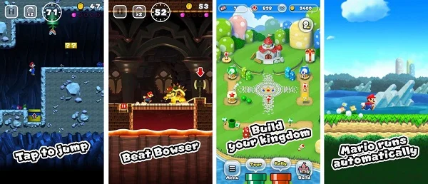 Trải nghiệm những vòng chơi hấp dẫn tại Game Super Mario Run