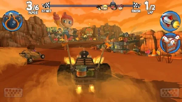 Beach Buggy Racing 2 sở hữu đồ họa màu sắc và rực rỡ