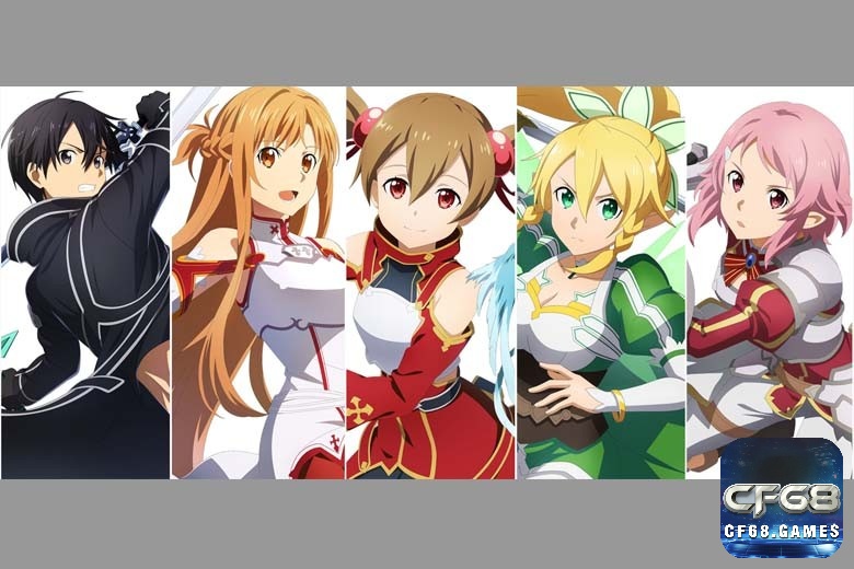 Khám phá top các nhân vật nữ trong sword art online cùng CF68.GAMES nhé!