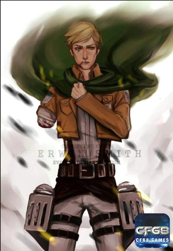 Erwin Smith là một nhân vật lãnh đạo táo bạo và nhiệt huyết