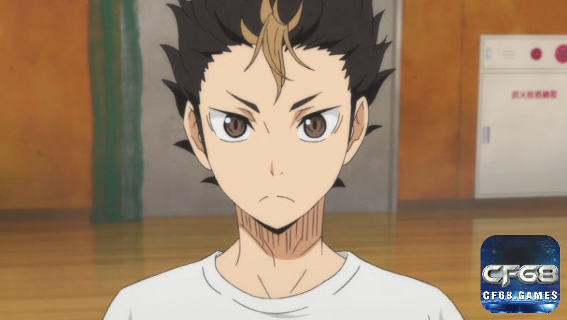 Nishinoya Yuu là nhân vật có ngoại hình vô cùng ấn tượng trong bộ phim anime haikyuu