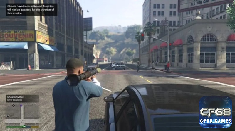 Trong GTA 5 người chơi sẽ được trang bị súng