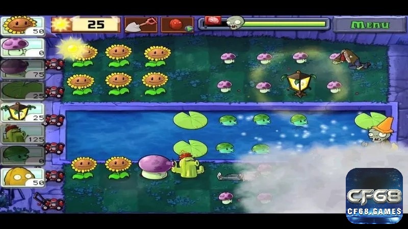 Plants vs. Zombies 1 là một trò chơi kinh điển đầy sáng tạo.