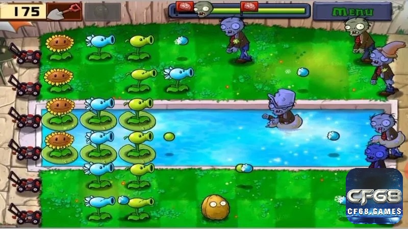 Thành công trong trải nghiệm Plants vs Zombies trên mặt hồ phụ thuộc vào việc trồng cây, đối phó với tình hình mặt hồ