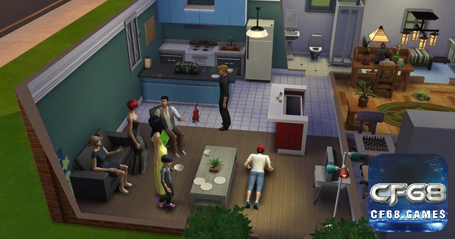 The Sims 4 là tựa game mô phỏng 3D trực tuyến thú vị