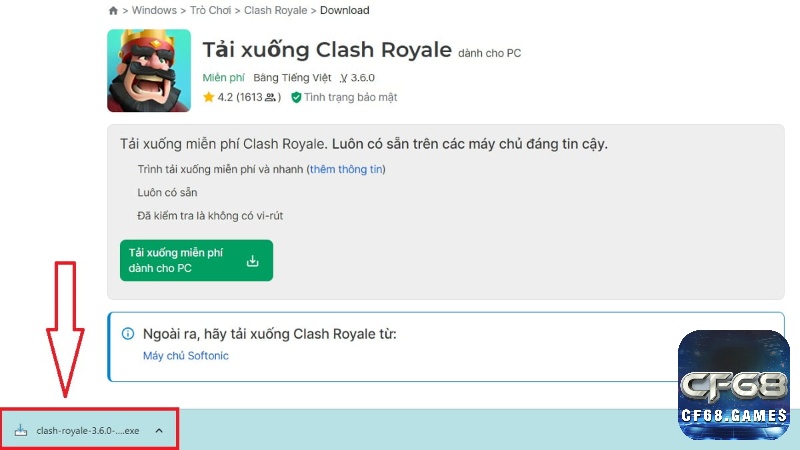 Cách tải Clash Royale trên PC cho phép bạn trải nghiệm trò chơi với hiệu năng cao và điều khiển chính xác