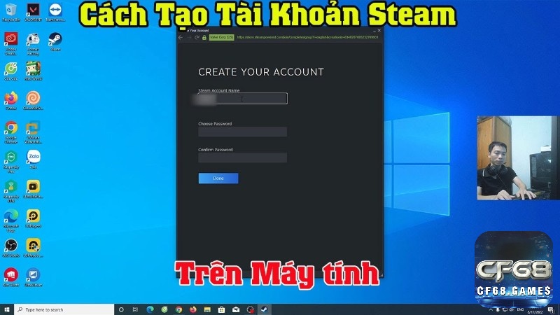 Tạo tài khoản Steam - một bước quan trọng để tận hưởng thế giới game đa dạng và sôi động trong tầm tay.