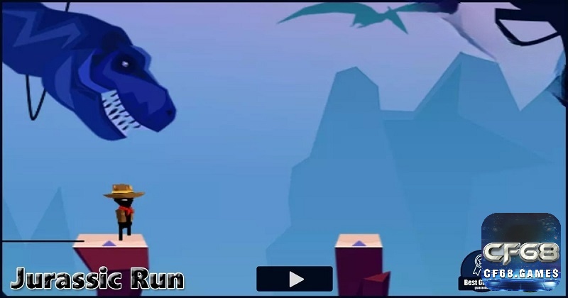 Jurassic Run mang đến một trải nghiệm độc đáo khi kết hợp giữa xây cầu và sinh tồn