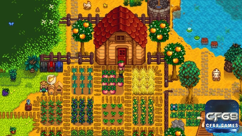 Stardew Valley đưa người chơi đến cuộc sống ở quê để nuôi cá và trồng rau