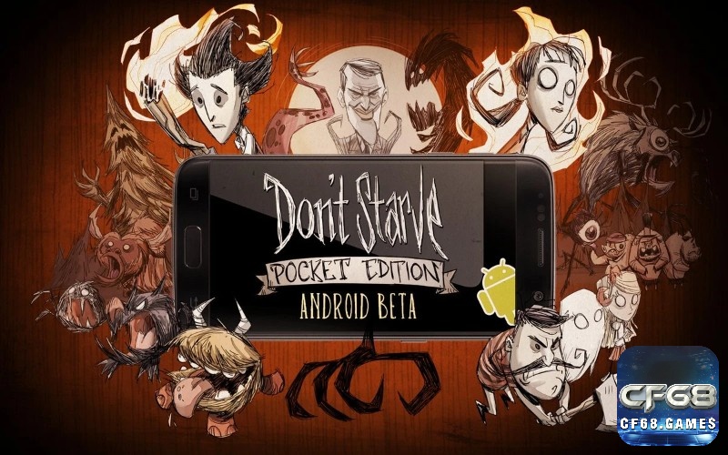 Don’t Starve: Pocket Edition là game kết hợp giữa lối chơi sinh tồn khám phá và xây dựng 