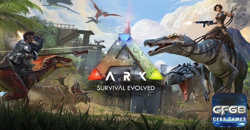 Top game mobile - Trong ARK: Survival Evolved người chơi phải sinh tồn trong thế giới hoang dã đầy khủng long và sinh vật kỳ lạ