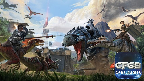 ARK: Survival Evolved sẽ đưa bạn vào cuộc phiêu lưu sinh tồn đầy mới lạ giữa thời kỳ khủng long, kết hợp công nghệ và thiên nhiên.